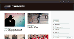 Desktop Screenshot of allisonisaacson.com